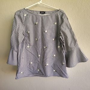 Gingham blouse